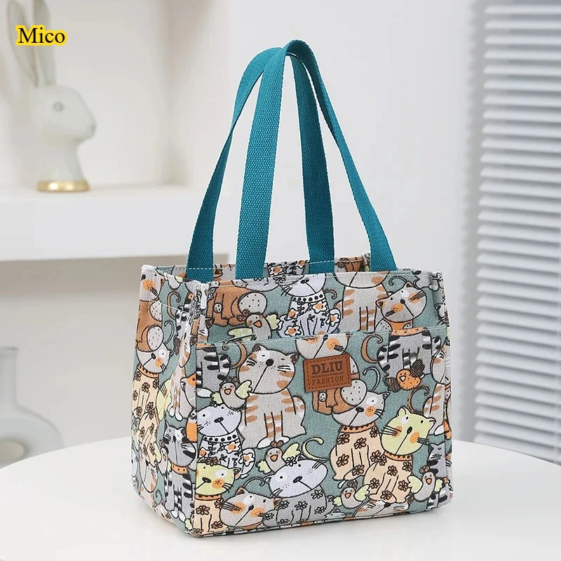 

Tote Insulated Large Capacity Work Commuter Travel Handbag 2024 New Cute and Stylish Outing Bento Storage Bag