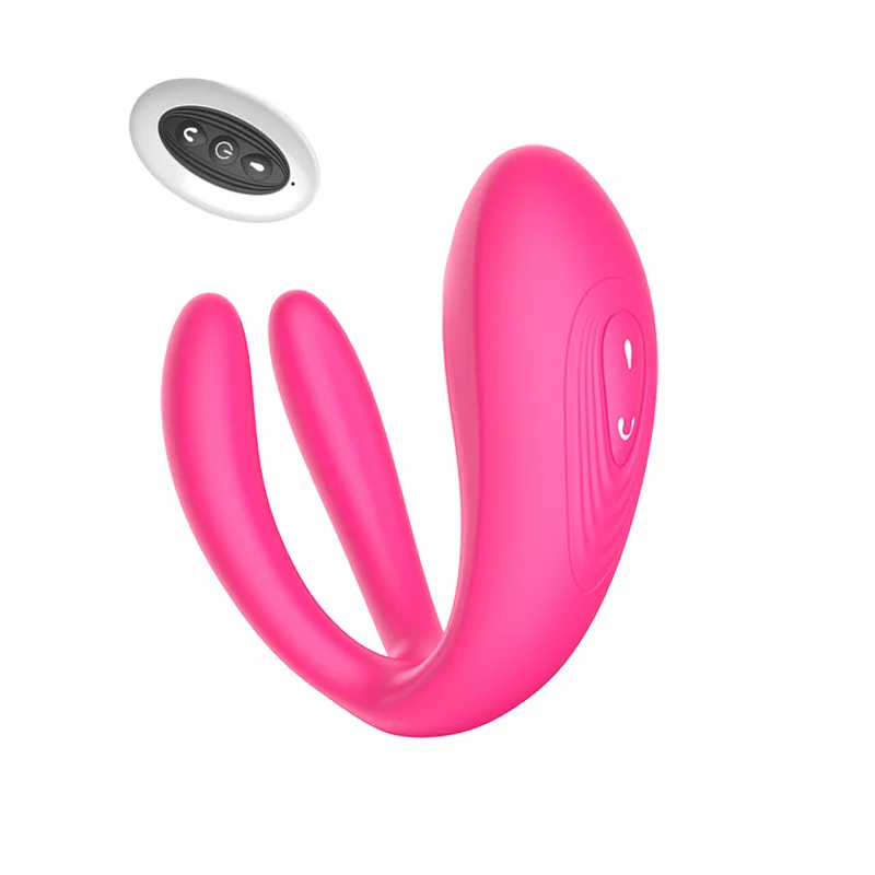 

Wireless Remote Control U Shape Vibrating Pantie Dildo Couple Lover Use Clit G Spot Stimulation Wearable Vbrator