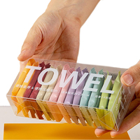 7/14pcs Of Disposable Compressed Towels Soft Face Towels Portable Thick Face Towels Suitable For Travel Outdoor Camping Hiking