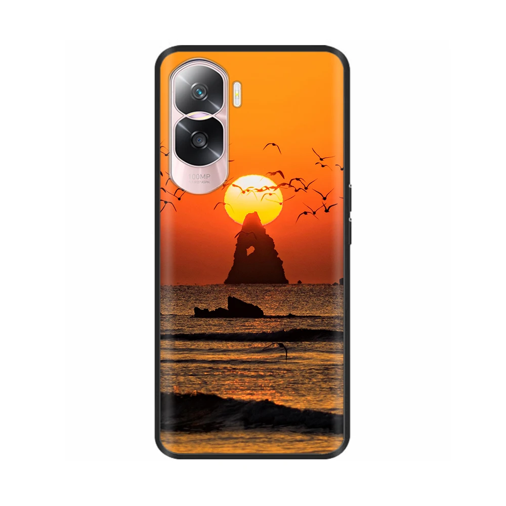 Black Silicone Case For Huawei Honor 90 lite Case Soft Cover for Huawei Honor 90 lite Honor90 Lite Shockproof Shell Cases Fundas image 2