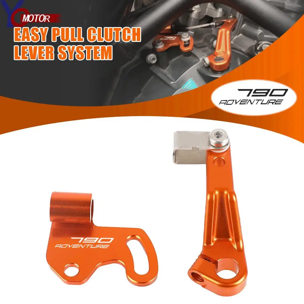 FOR 790 890 Adventure 790DUKE One Finger Clutch Easy Pull Clutch Lever System Clutch Arm Extension Soft Pull Clutch Installation