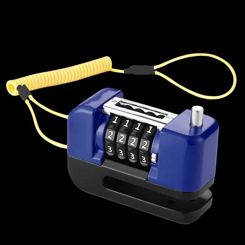 

Scooter Wheel Disc Brake Lock Anti Theft Alarma Waterproof Disc Lock Security Padlock Motorcycle Bike Accessories