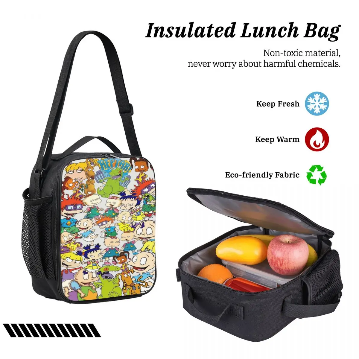 Rugrates Chuckie Finster Anime Kids Rugzak Lunchbox Pennenbakjes voor Jongens Meisjes Kleuterschool Rugzakken Schooltas Boekentas Set