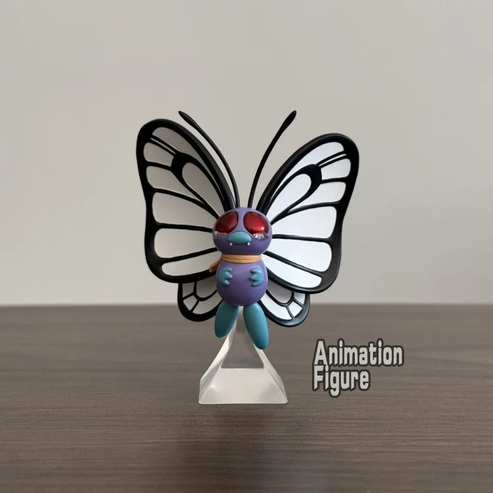 6.5cm/2.56in Anime Pokemon Figure Butterfree Action Figures Pvc Collection Model Toys for Children Gifts