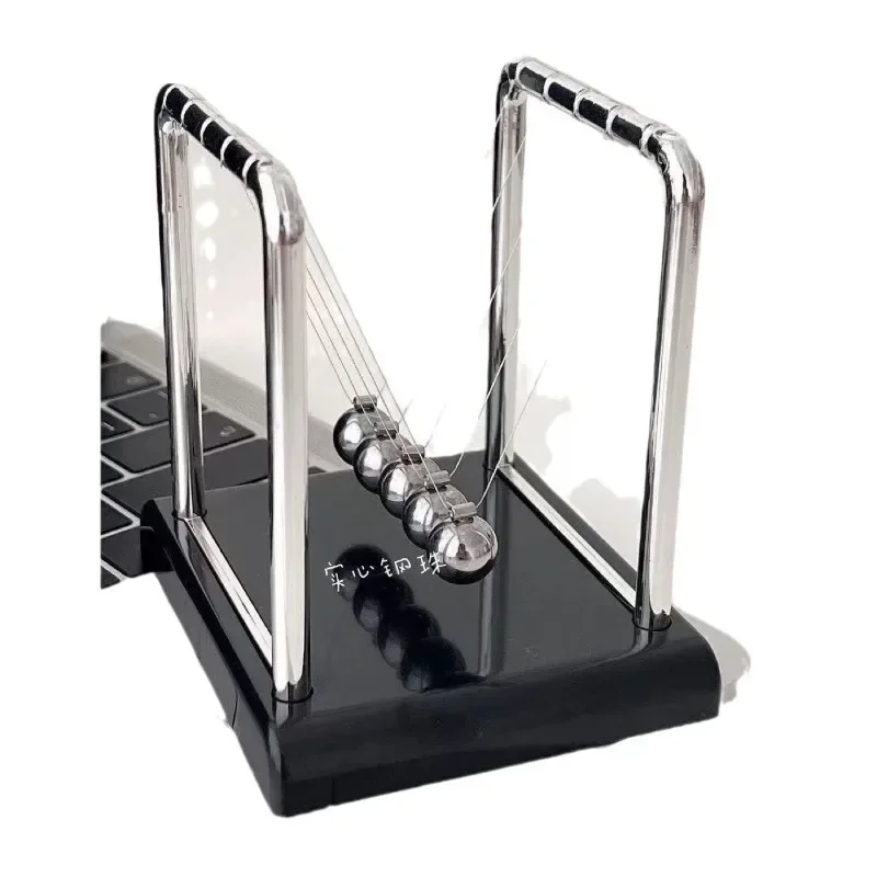 Newton\'s Cradle Balance Steel Ball Teaching Supplies Physics Science Pendulum Desktop Stress Relief Gifts Home Decoration