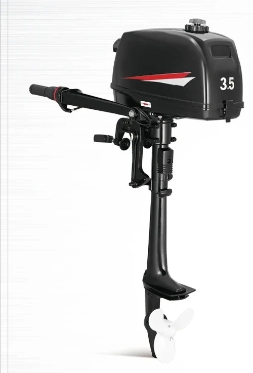 AIQIDI T3.5 3.5HP 2 Stroke Outboard Motor Portable Boat Engine Manual Start Water Cooled Marine Motor