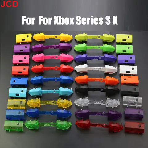 JCD XBox 시리즈 X S 컨트롤러, RB LB 범퍼 RT LT 트리거 단추 모드 키트, 미들 바 거치대 교체 수리 부품, 1 세트