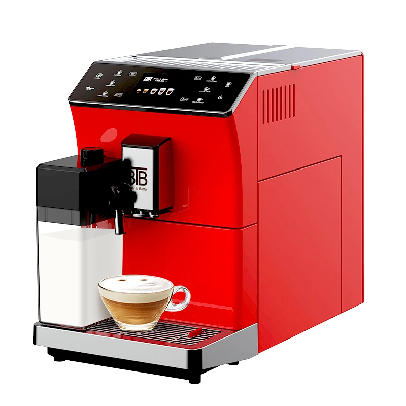 

Smart Professional Espresso Cappuccino Latte Fresh Bean To Cup Fully Automatic Coffee Machine for Home Office