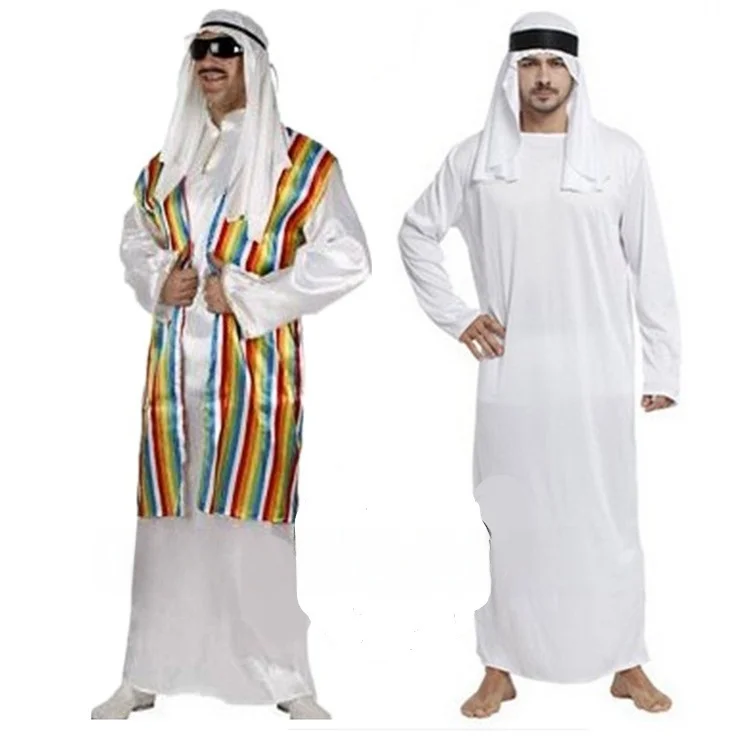 Costume de Prince arabe dubaï, Costume de spectacle d'halloween, mascarade pour hommes adultes, vêtements de Cosplay, tenue de scène du moyen-orient