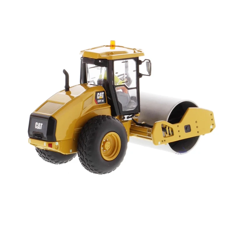 DM Diecast 1:50 Scale CAT CS11 GC Vibratory Soil  Compactor Alloy Engineering Car Model 85589 Collection Souvenir Display Gift