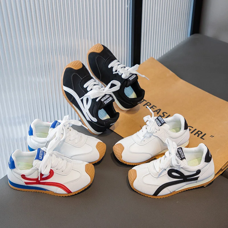 

2025 New Children's High Quality Sneakers Mesh Breathable Boys Girls Tennis Shoes Non-slip Kids Single Shoes Детская Обувь