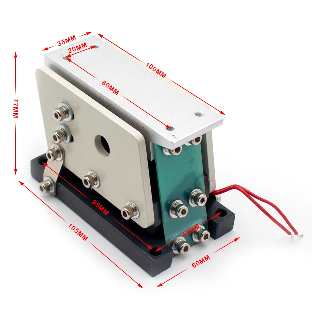 Imagem -03 - Alimentador Linear para Placa Vibratória Alimentação Direta por Vibração 100 mm Alimentador de Choque Vibratório 220v