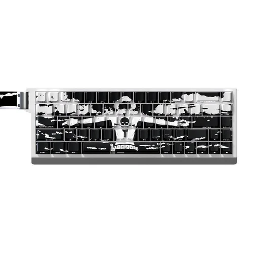 Imagen 2 del producto Juego de teclas Ace de 73 teclas, teclas de Anime Cherry PBT, transmisión de luz lateral grabada, 74 teclas para teclado mecánico 61/65/68