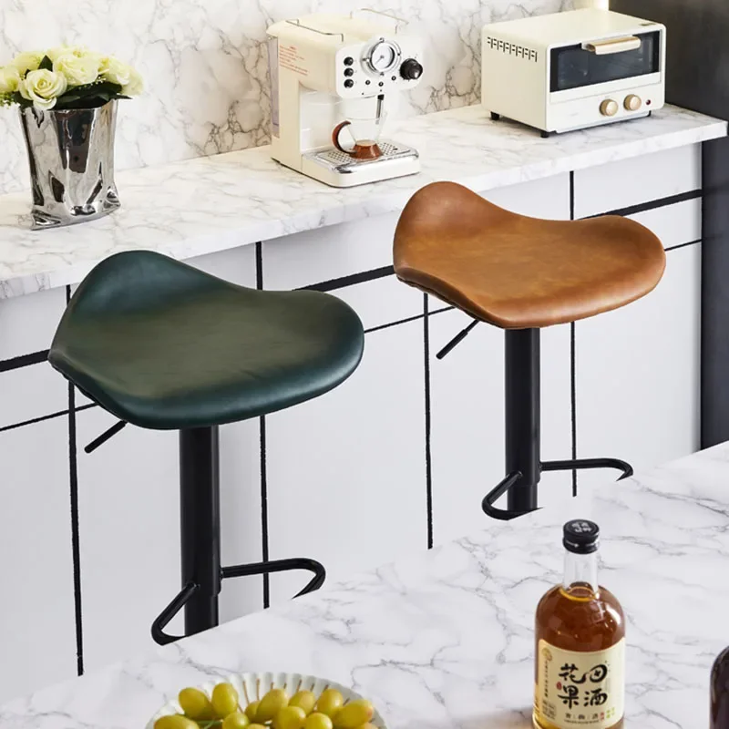 

Unique Design Bar Stools Restaurant Bedroom Balcony Designer Dining Chairs Counter Aesthetic Taburete Alto Trendy Furniture