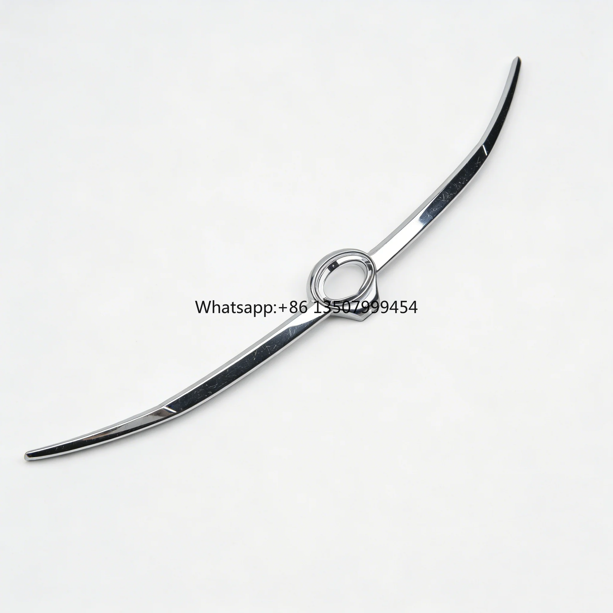 

New V Front Bumper Trim Strip Original Style ABS Plastic Emblem Direct Replacement Exterior Car Accessories