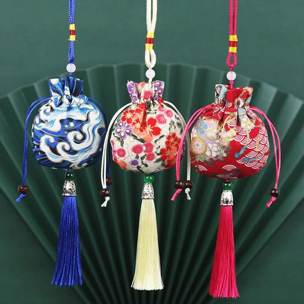

Printing Cloth Sachet for Filled Fragrant Herbs Small Pouch Chinese Style Sachet Car Hanging Bedroom Decoration Spice Bag