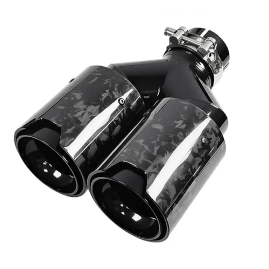 

2.5-Inch Inlet Dual Carbon Fiber Car Exhaust Tips for BMW F22/F23/F30/F31/F32/F33/F36 2.0T N20/B48 2.5 Inlet 3.5 Outlet Tailpip