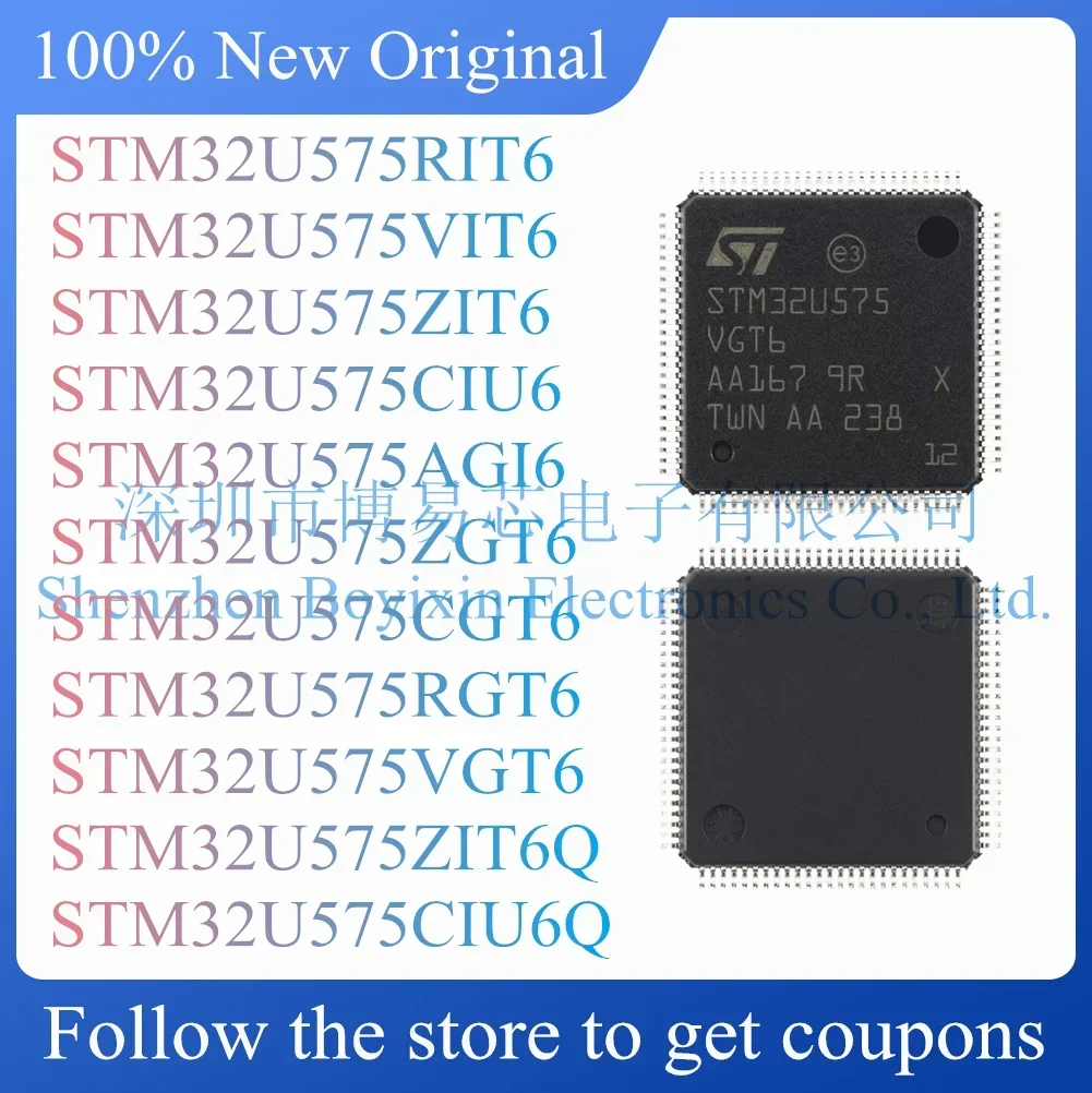 

NEW STM32U575ZIT6Q STM32U575ZGT6 STM32U575RGT6 STM32U575VGT6 STM32U575CIU6 STM32U575AGI6 STM32U575VIT6 RIT6 ZIT6 CGT6 CIU6Q