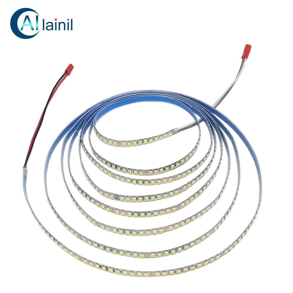 

(2 solder joints) 200D 5B10CX2 2835 LED strip constant current LED ribbon 3 meters 60Wx2colors light belt be used in chandeliers