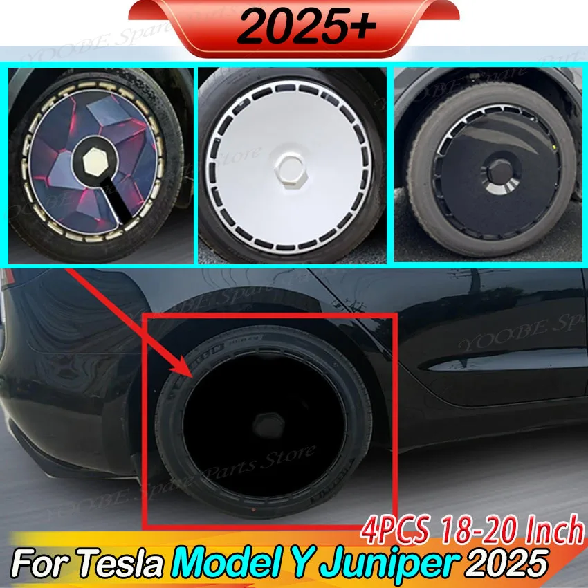 Tesla Ruedas Cubiertas de Rueda para Tesla Model Y 18-20 Pulgadas 2025