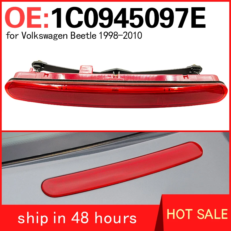 1C0945097E for Volkswagen Beetle 1998-2010 High Stop Lights Rear-end Collision Prevention Lights Rear Windshield Warning Lights