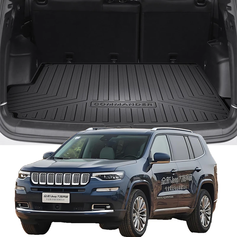

Car Auto Rear Boot Cargo Liner Tray Trunk Mat Carpet for Jeep Grand Commander 2018- Cushion Pad Carpet Pad Anti-dirty Anti-water