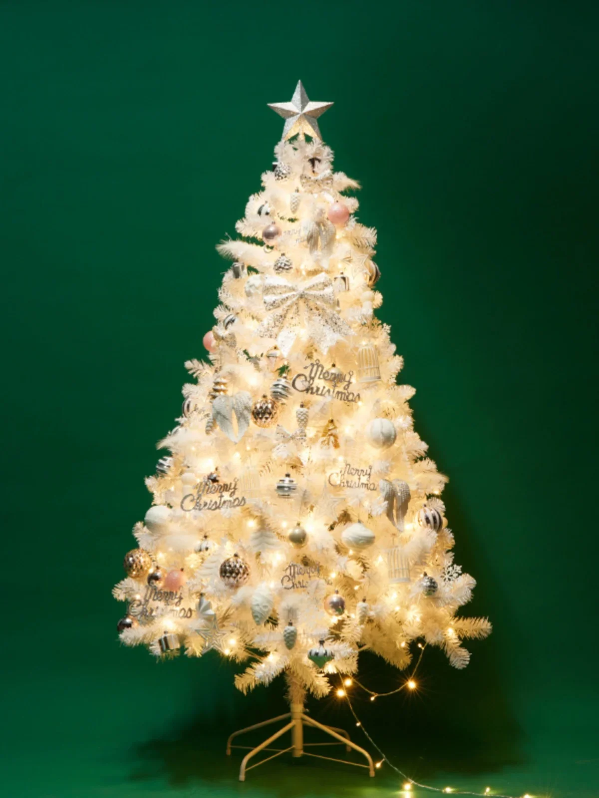 White Christmas Tree Package ins 1.5m 1.8m Commercial