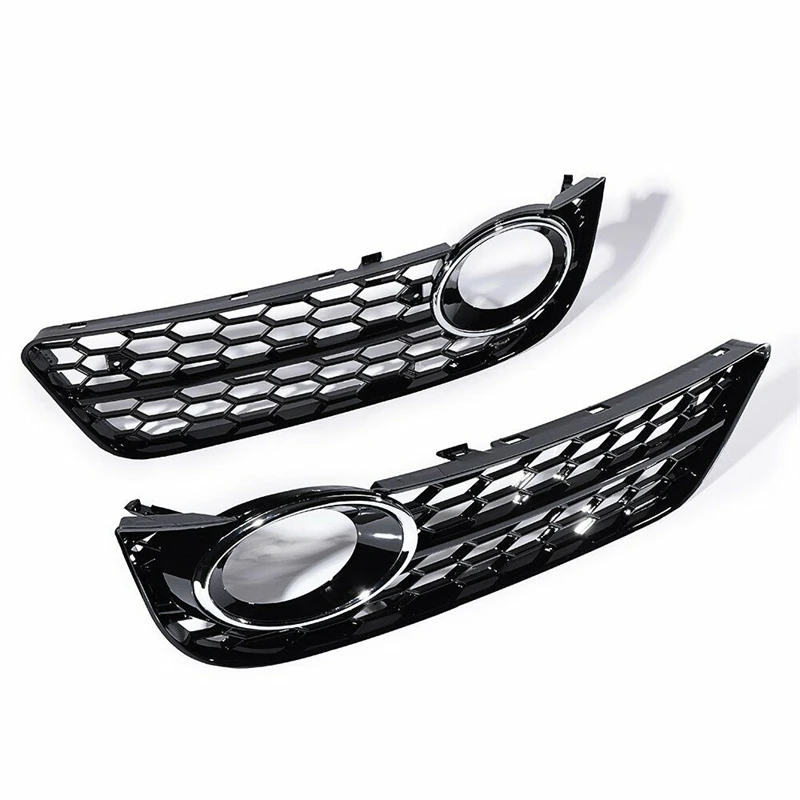 2 Stücke Auto Nebelscheinwerfer Abdeckung Wabengitter Nebelscheinwerfer Grille Grill für Audi A5 B8 Coupe/sportback 2008 2009 2010 2011 – Detail 11