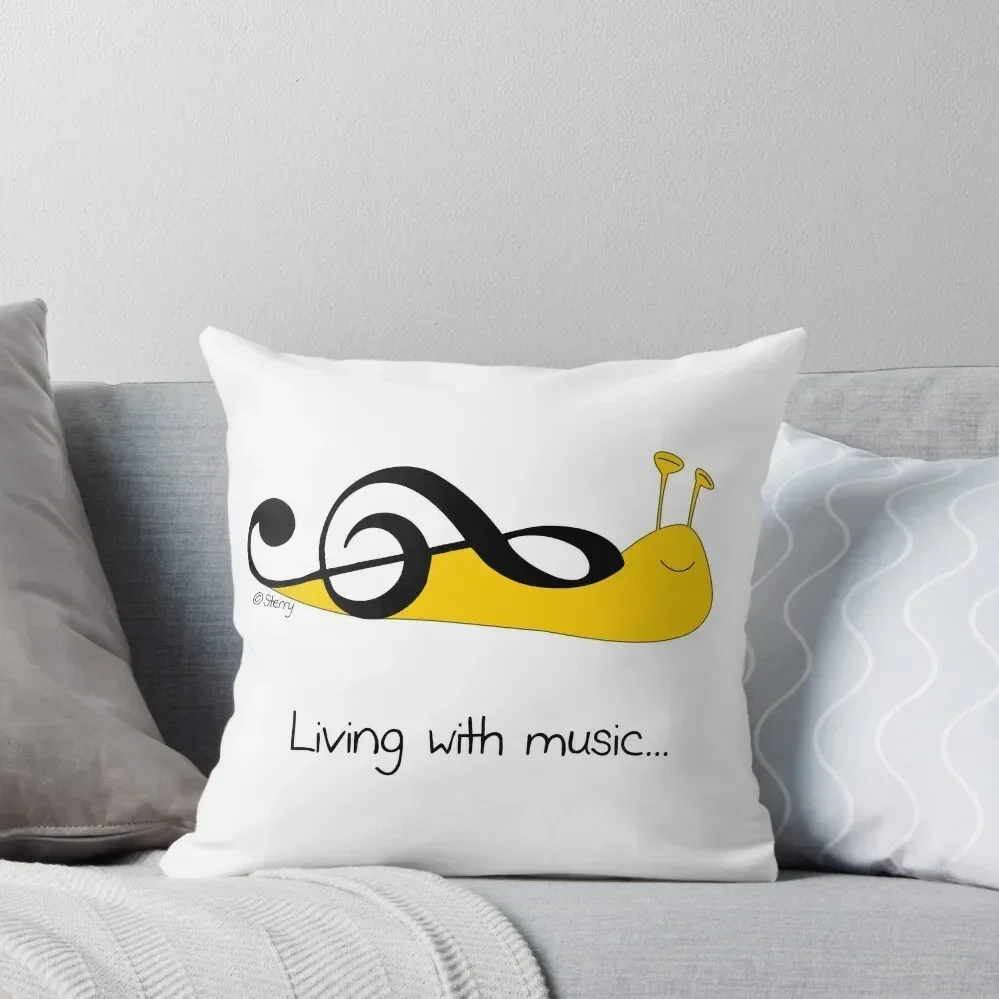 The Snail Clef Throw Pillow Bed pillowcases Throw Pillow Cushions Cover pillow