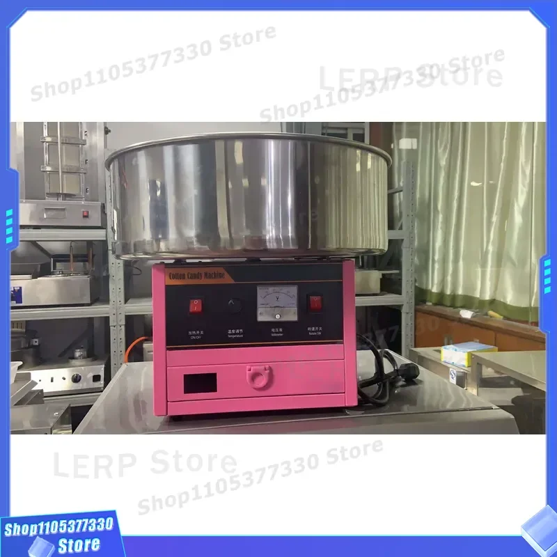 220V Electric Marshmallow Maker Machine for Bakery Restaurant Candy Fruit Flavor Commercial Motorized Cotton Sugar Device