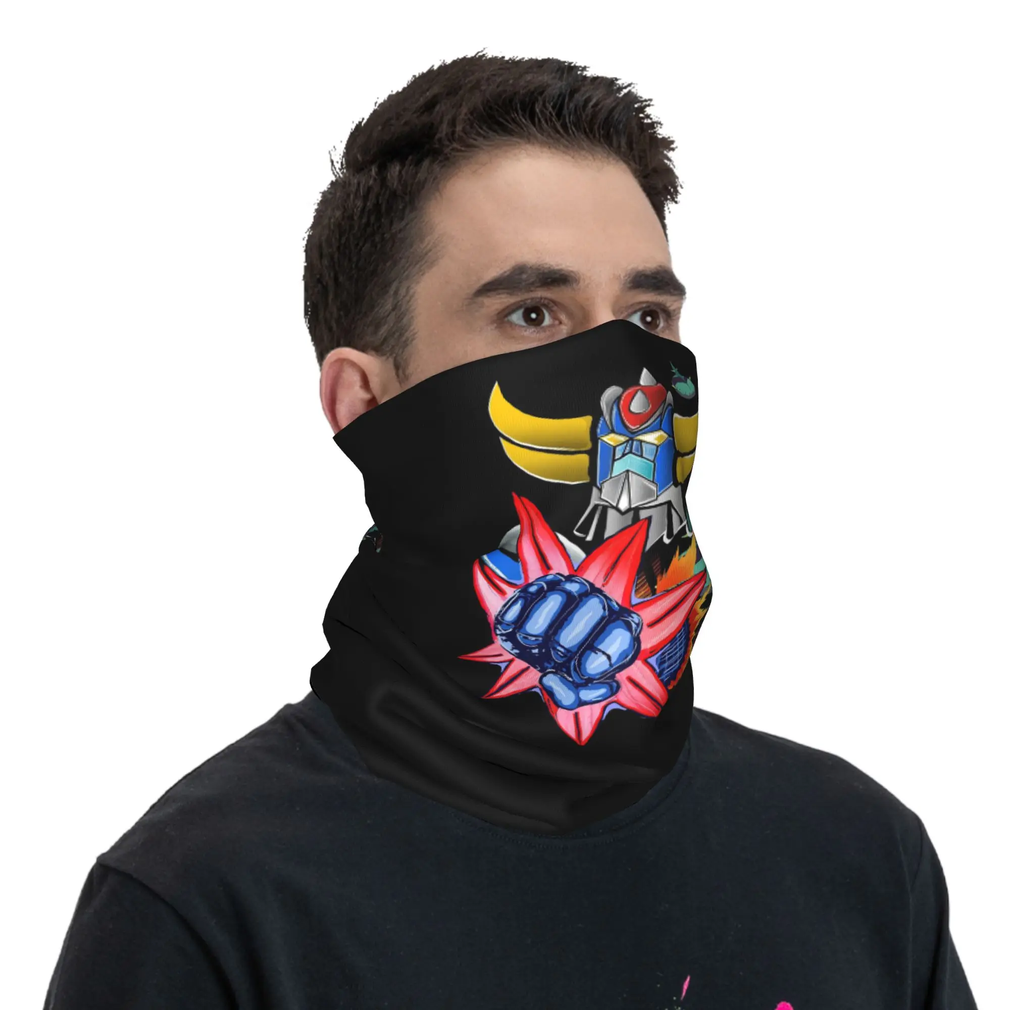 

Grendizer сумки через плечо нагрудные UFO робот Goldrake бандана шеи гетры маска с принтом шарф Балаклава для верховой езды для мужчин женщин взрослых