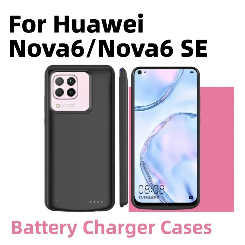 

Чехол-аккумулятор для Huawei Nova6/Nova6 SE с большой емкостью и длительным временем автономной работы