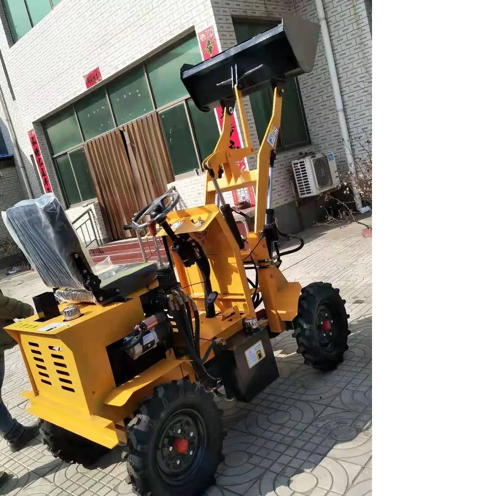 موقع البناء الصغير الرمال والحصى تربية الزراعية إزالة السماد العشب المنتزع محمل الديزل الهيدروليكي أربع عجلات Dr #4