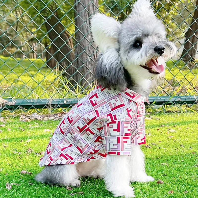 

Pet Clothes Dog Shirt Small and Medium Dogs Teddy Bichon Corgi Pomeranian Schnauzer23New Summer Fashion