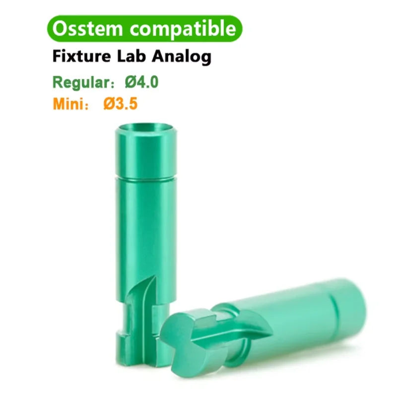 10PCs dental parts For Osstem  Compatible Mini Lab Analog Regular Dental Implant Fixture Gypsum Analog Dental materials
