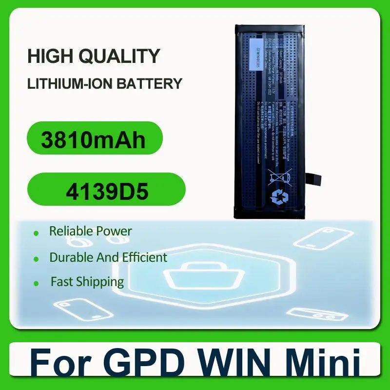Battery For GPD WIN 1 Max 2 XD 3 4 AEC555779-3S1P Mini MicroPC Handheld Gaming Laptop GamePad Tablet 6438132-2S Pocket P3