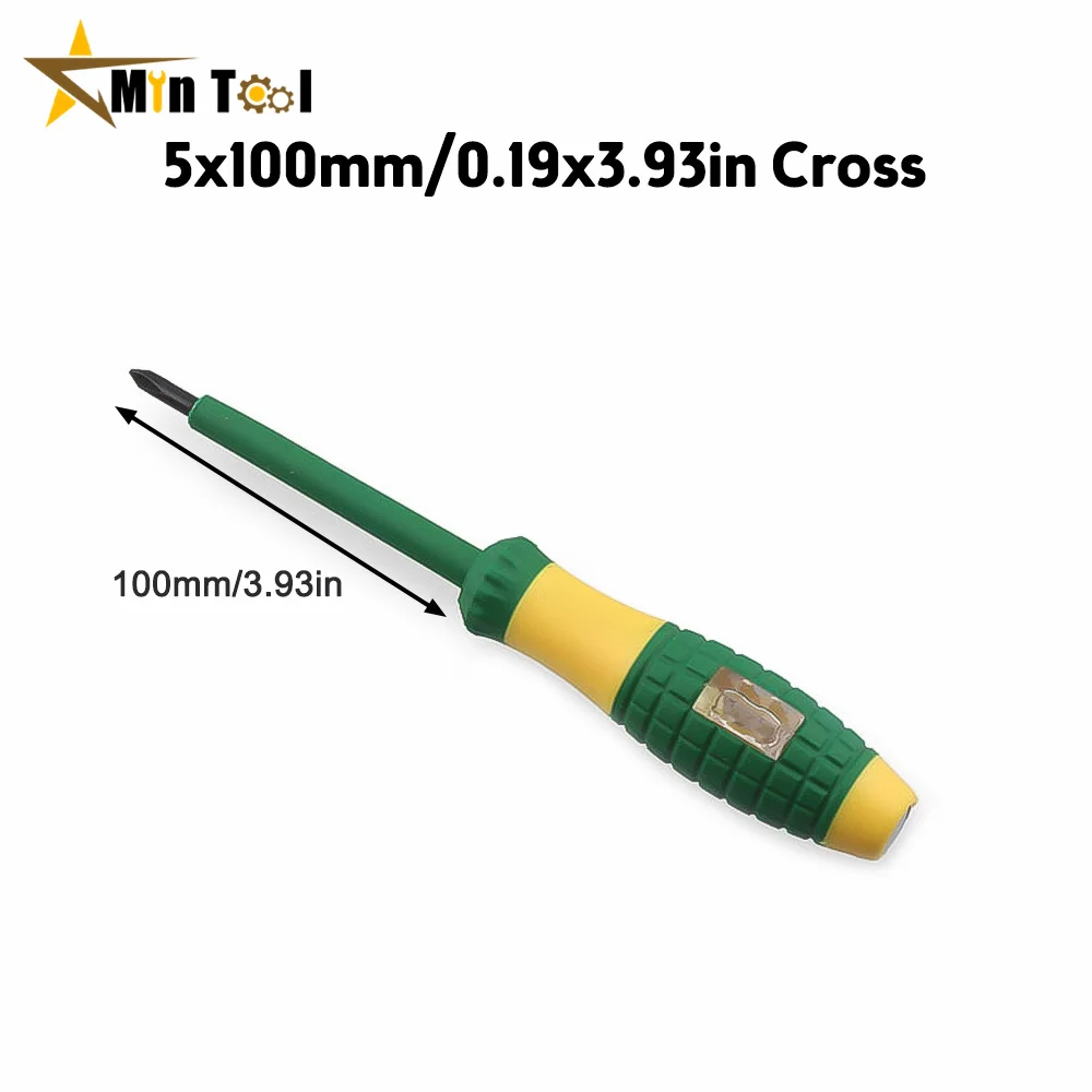 Diameter 4mm Electrical Tester Pen 220V Screwdriver Power Detector Probe Industry Voltage Test Pen for Electrician Tool