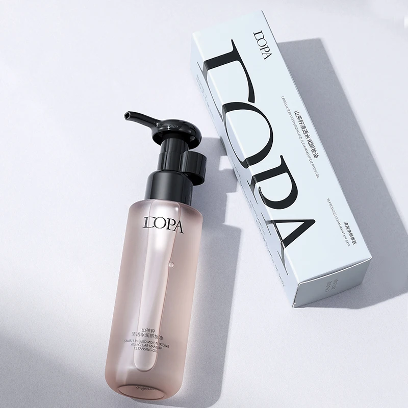 120ML 카멜리아 클리어 모이스춰라이징 클렌징 오일 딥 클렌징 끈적임 없는 눈가 및 입술 메이크업 리무버 (페이셜 클렌징용)