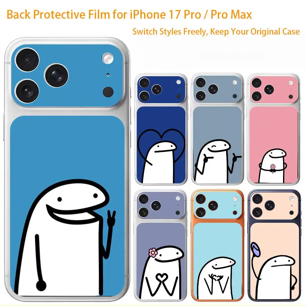 

Stickerman F-Flork Premium Skin Wrap for iPhone 17 Pro/Max, Back Frame Camera Protective Decal (Not Case)
