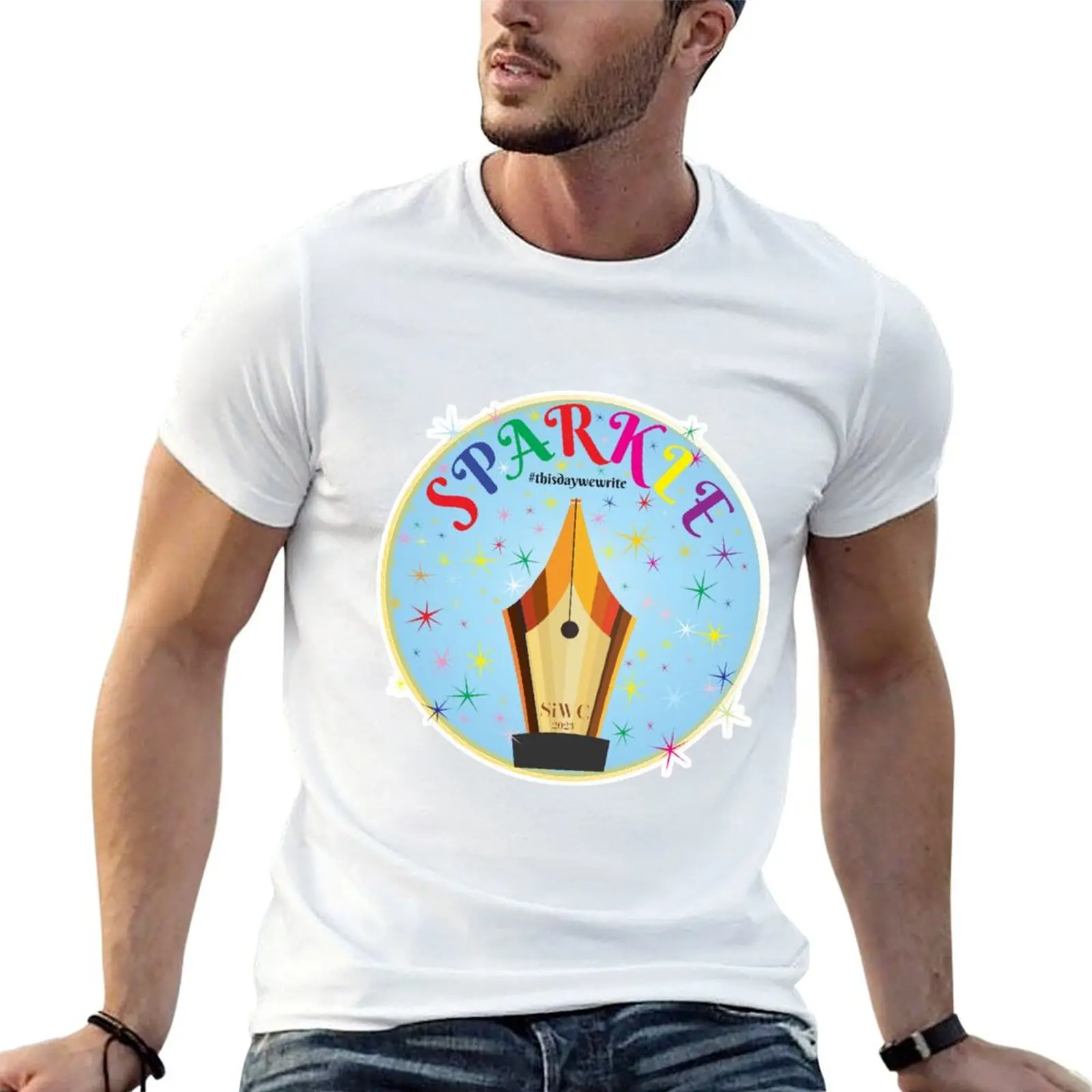Surrey International Writers' Conference 2023 Tee FULL ON COLOUR T-Shirt Work Wear Short Sleeve T-Shirt