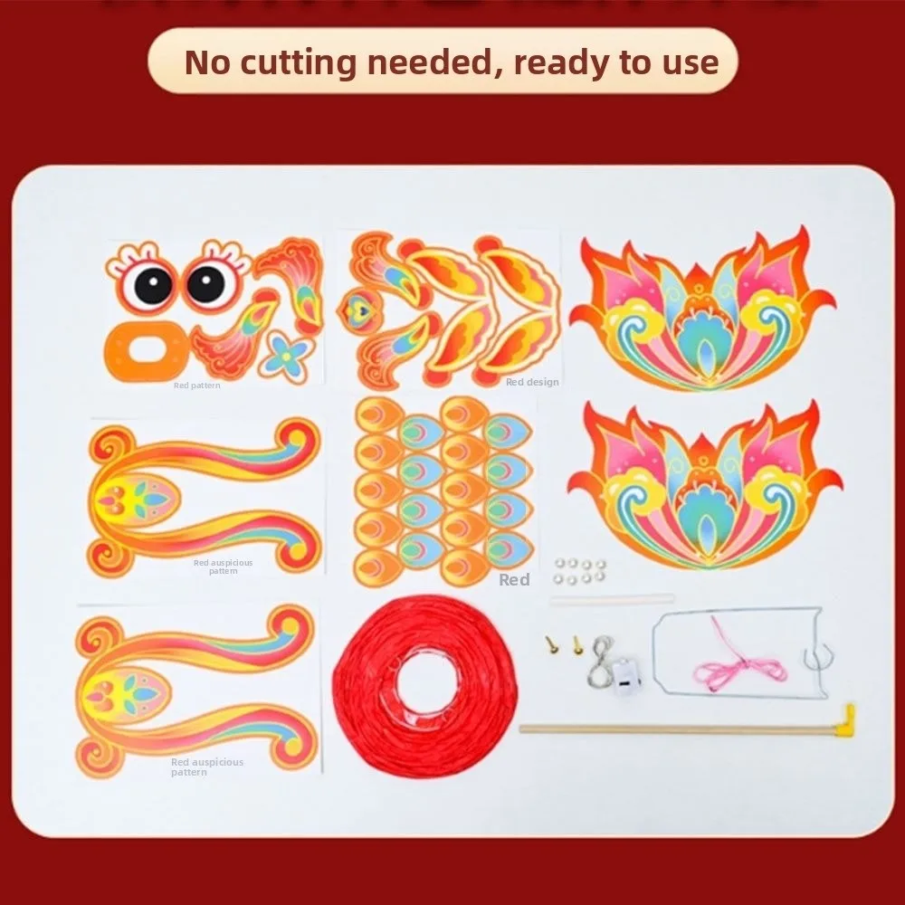 Hand Made Goldfish Lantern DIY Material Bag Glowing Middle Autumn Festival Lantern Good Luck Chinese Style