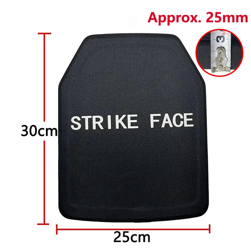 Defensive Shield PE+Aramid Plate 10X12inch protective tactical insertion board backpack deck defense shield self-defense