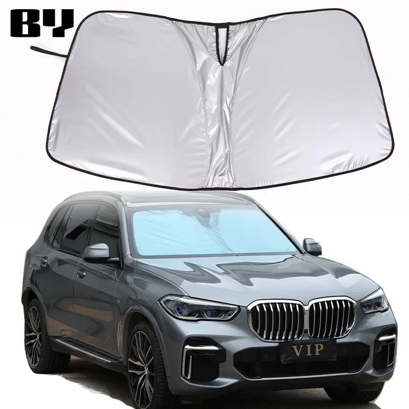 For BMW X5 G05 2019-2023 Car Windshield Sunshade Reflective Sunshade Car Interior Protective Sunshade Accessories