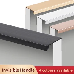 BON Modern Simple Wardrobe Cabinet Door Invisible Handle Side Mounted Drawer Cabinet Door Handle Minimalist Light Luxury