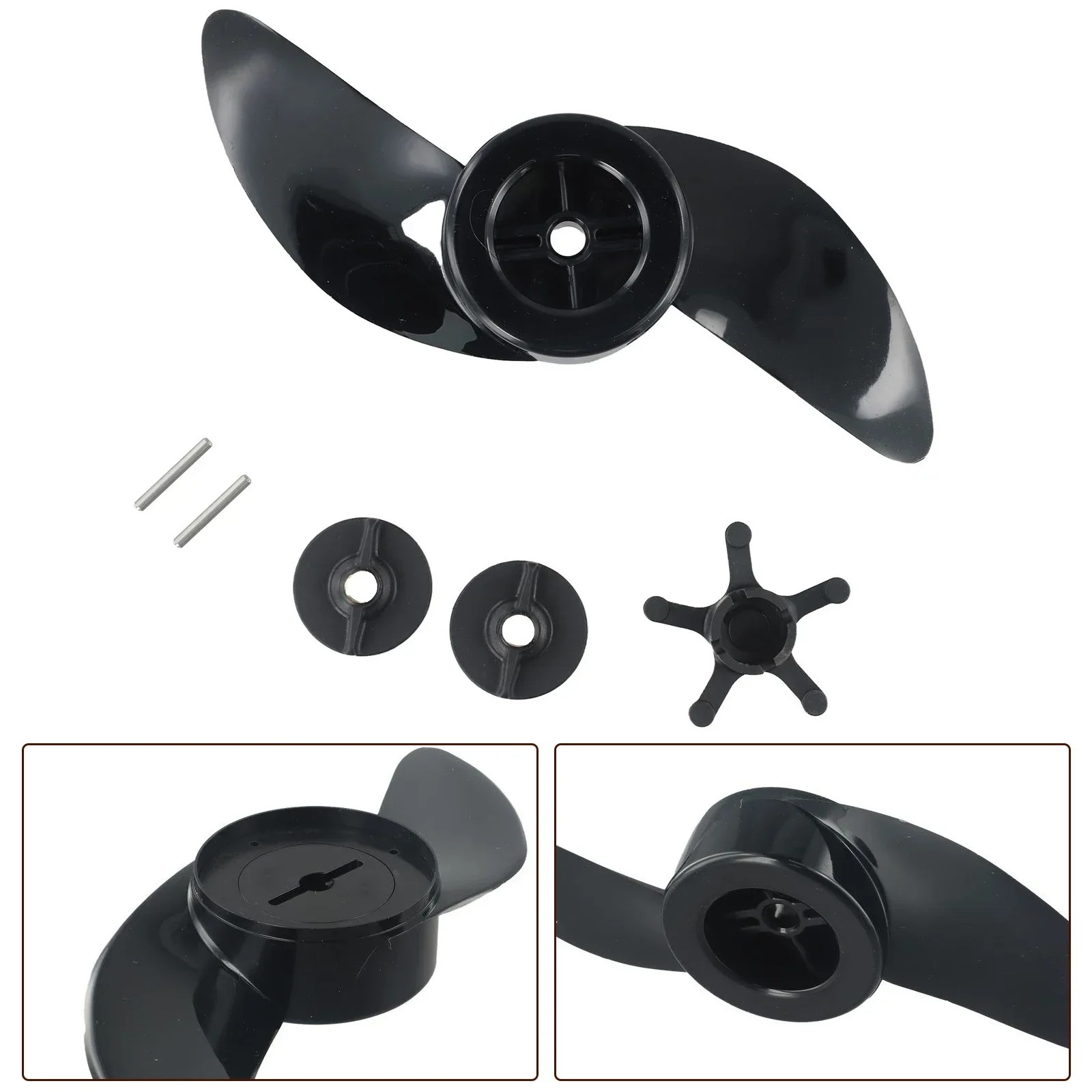 Accessories Two-blade Propeller Two-blade ET34 Outboard Plastic Propeller Watersnake 1PCS About 140g Practicall