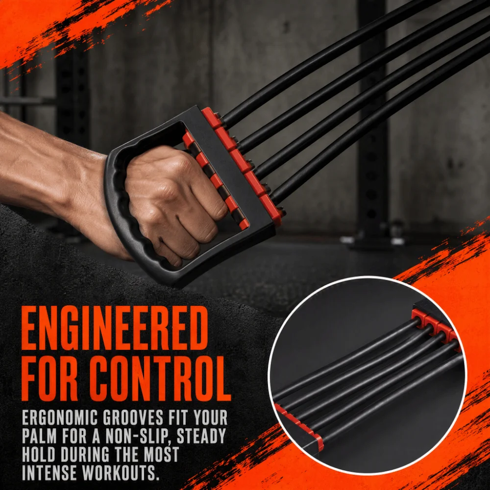 Detachable Design Chest Expander Strength Training Elastic Band Resistance Band Puller Pull Rope Structure