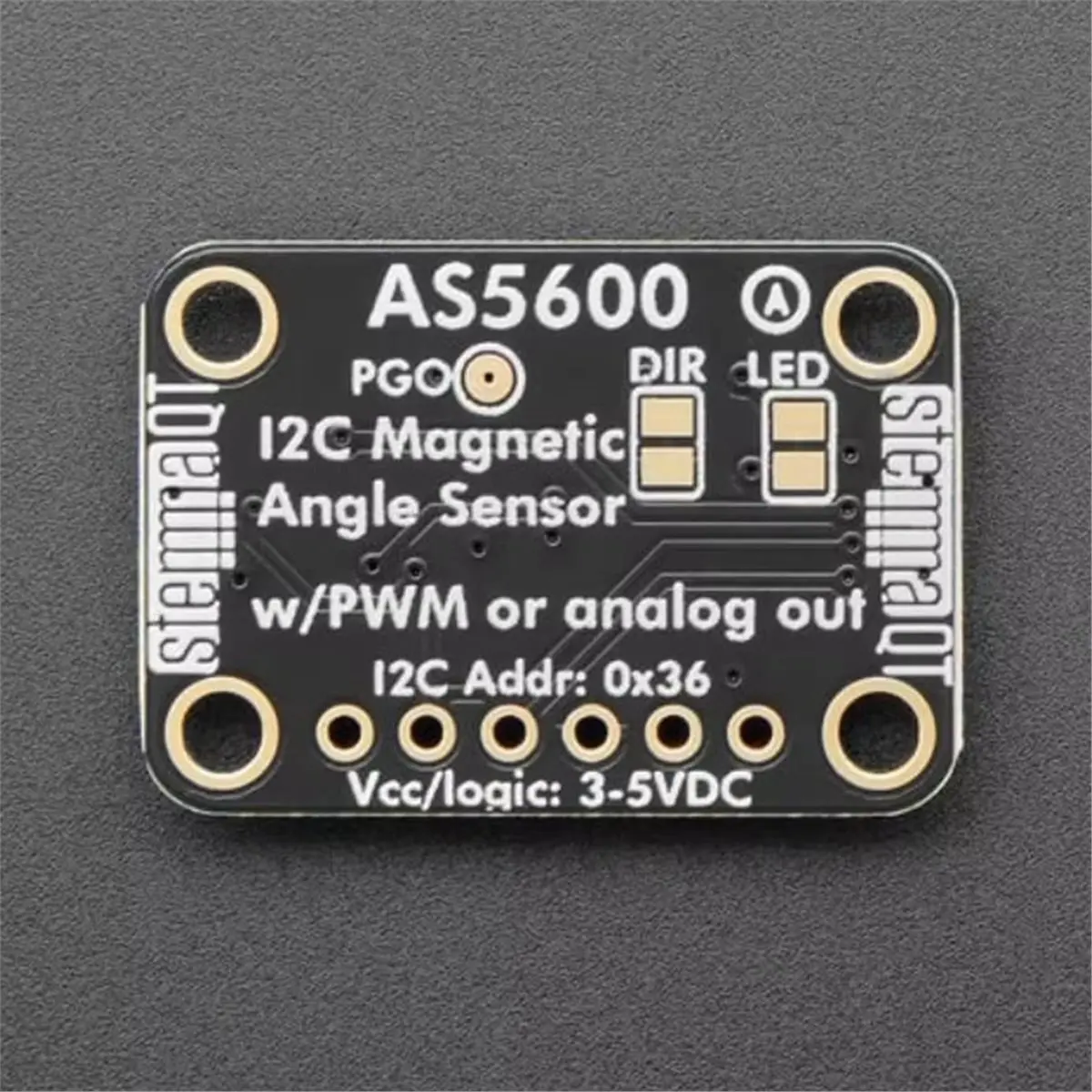 AS5600 Magnetic Angle Sensor Module with STEMMA QT Connectors