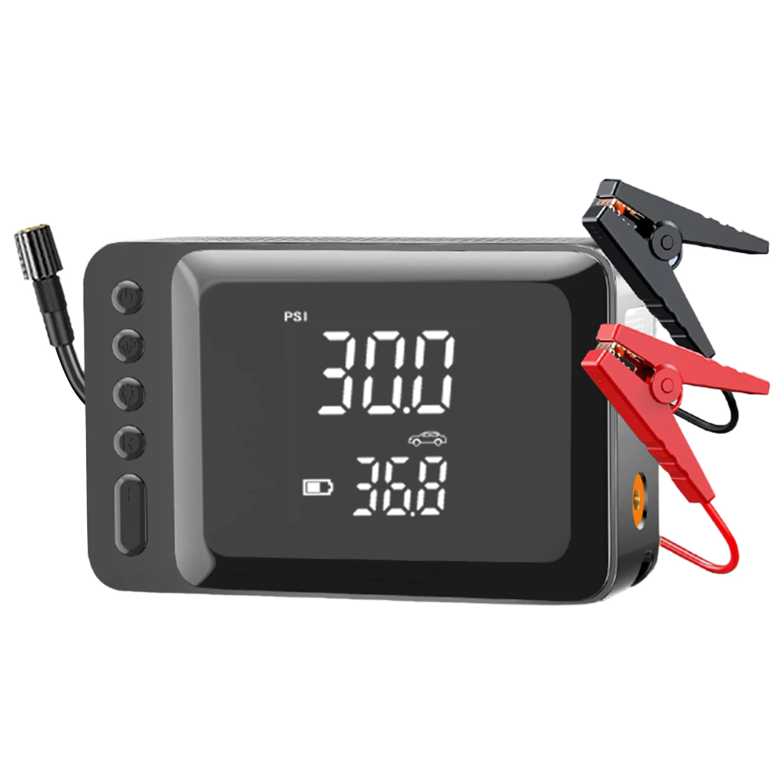 

Portable Air Compressor with Jump Starter Electric Air Pump Car Battery Jump Starter Cordless Air Pump for Cars