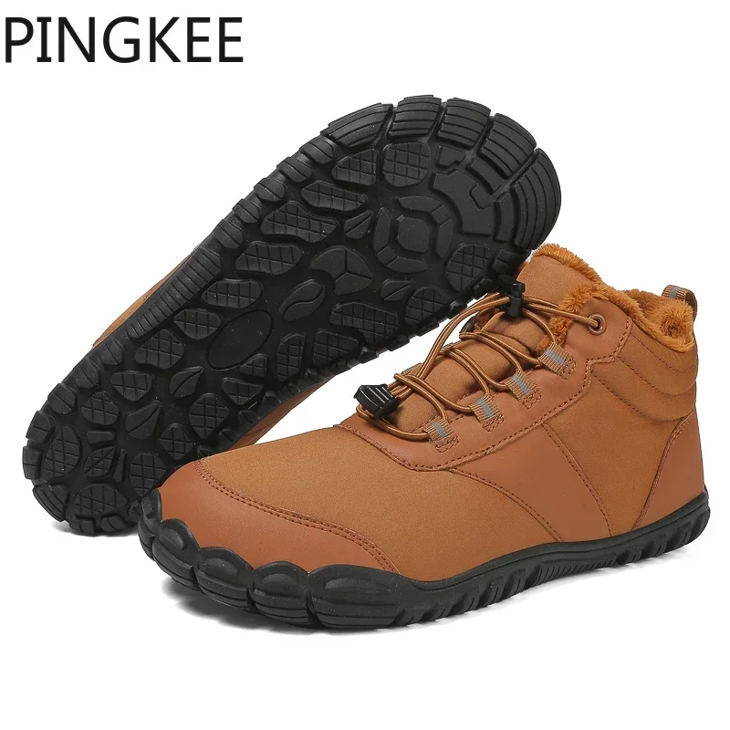 PINGKEE VENOCON Wide ToeBox Barefoot Athletic scarpe minimaliste uomo donna inverno neve piedi termici stivali Sneakers calzature uomo