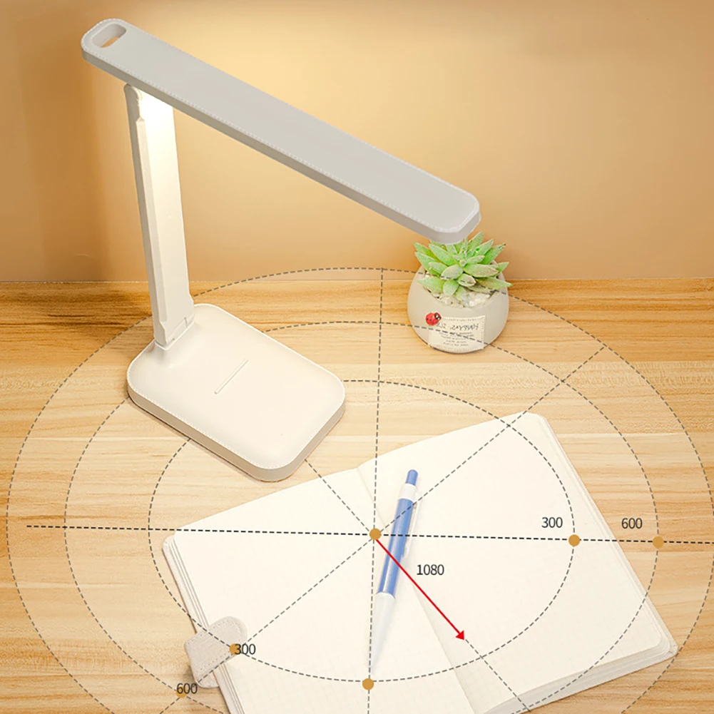 Lampes de table LED pliables portables, batterie au lithium intégrée, lampe de bureau, dortoir universitaire, chambre à coucher, lecture